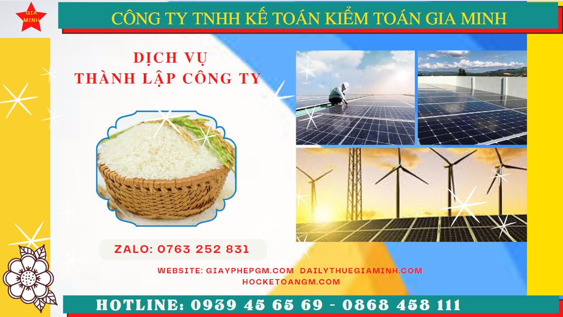 Thành lập doanh nghiệp sản xuất năng lượng mặt trời 6 Thủ tục thành lập công ty sản xuất năng lượng mặt trời