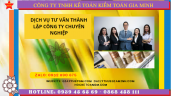 Dịch vụ tư vấn thành lập công ty chuyên nghiệp tại Huế