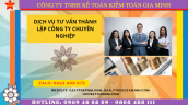 Dịch vụ tư vấn thành lập công ty chuyên nghiệp tại Thái Nguyên