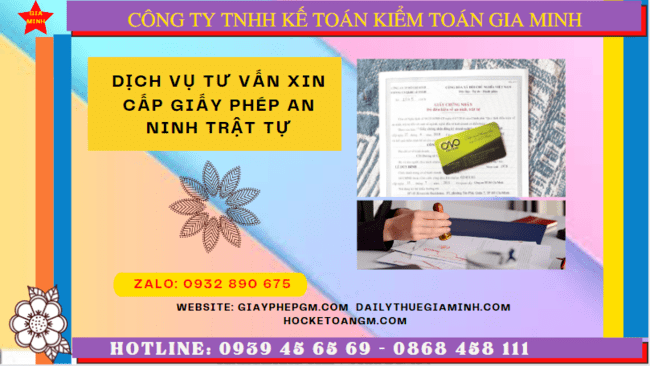 DỊCH VỤ TƯ VẤN XIN CẤP GIẤY PHÉP AN NINH TRẬT TỰ TẠI HÀ NAM 6 Thủ tục xin cấp giấy chứng nhận đủ điều kiện an ninh trật tự tại Hà Nam