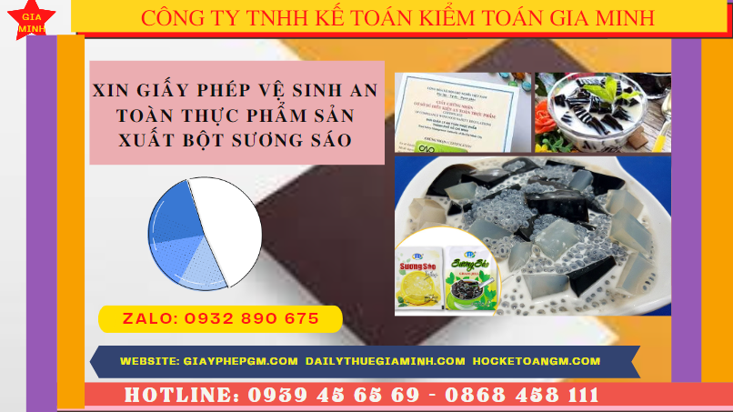 XIN GIẤY PHÉP VỆ SINH AN TOÀN THỰC PHẨM SẢN XUẤT BỘT SƯƠNG SÁO TẠI HÒA BÌNH 4 Thủ tục xin cấp giấy phép vệ sinh an toàn thực phẩm bột sương sáo tại Hòa Bình