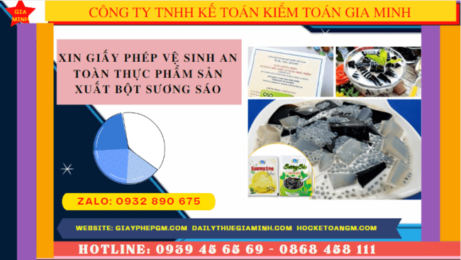 XIN GIẤY PHÉP VỆ SINH AN TOÀN THỰC PHẨM SẢN XUẤT BỘT SƯƠNG SÁO TẠI TP HẢI PHÒNG 4 Thủ tục xin cấp giấy phép vệ sinh an toàn thực phẩm bột sương sáo tại TP Hải Phòng