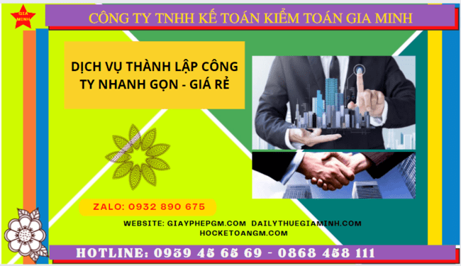 Top 10 công ty thành lập công ty uy tín chất lượng tại Điện Biên 