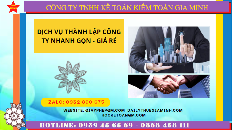 Dịch vụ thành lập công ty tại hà giang nhanh gọn - giá rẻ chỉ 1.500.000 6 Top 10 công ty thành lập công ty uy tín chất lượng tại Hà Giang
