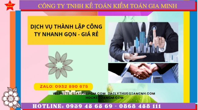 Dịch vụ thành lập công ty tại Huế nhanh gọn – giá rẻ chỉ 1.500.000 6 Top 10 công ty thành lập công ty uy tín chất lượng tại Huế