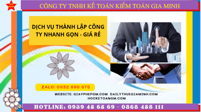 Dịch vụ thành lập công ty tại nam định nhanh gọn - giá rẻ chỉ 1.500.000 6 Top 10 công ty thành lập công ty uy tín chất lượng tại Nam Định