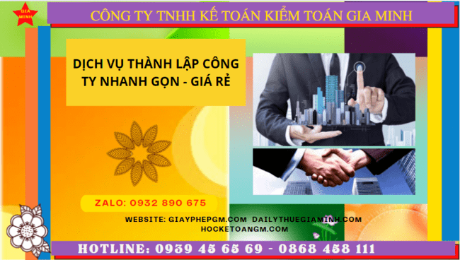 Dịch vụ thành lập công ty tại quảng trị nhanh gọn - giá rẻ chỉ 1.500.000 6 Dịch vụ thành lập công ty tại Quảng Trị nhanh gọn - giá rẻ chỉ 1.500.000