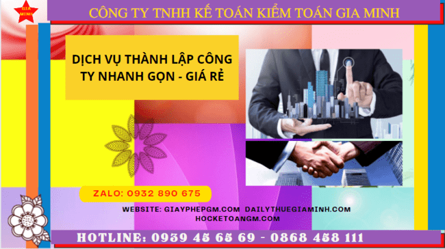 Dịch vụ thành lập công ty tại sơn la nhanh gọn - giá rẻ chỉ 1.500.000 6 Dịch vụ thành lập công ty tại Sơn La nhanh gọn