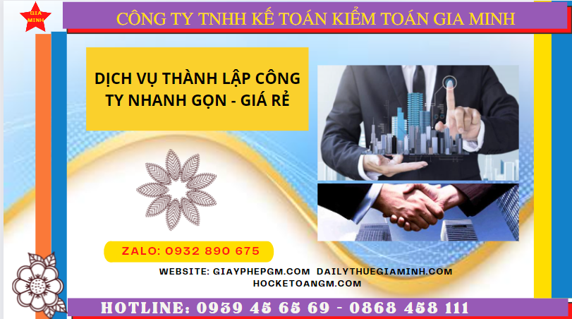 Dịch vụ thành lập công ty tại thái bình nhanh gọn - giá rẻ chỉ 1.500.000 6 Top 10 công ty thành lập công ty uy tín chất lượng tại Thái Bình