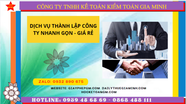 Top 10 công ty thành lập công ty uy tín chất lượng tại TT Huế