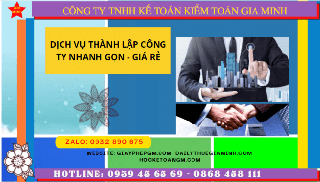 Dịch vụ thành lập công ty tại tuyên quang nhanh gọn - giá rẻ chỉ 1.500.000 6 Dịch vụ thành lập công ty tại Tuyên Quang nhanh gọn giá rẻ chỉ 1.500.000