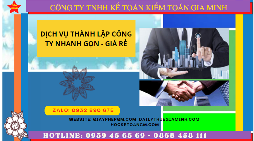 dịch vụ thành lập công ty tại Vĩnh Phúc nhanh gọn - giá rẻ chỉ 1.500.000 14 Top 10 công ty thành lập công ty uy tín chất lượng tại Vĩnh Phúc