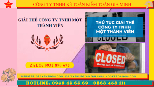 Giải thể công ty TNHH một thành viên tại Phú Thọ nhanh, đúng luật, trọn gói 4 Tư vấn giải thể công ty trọn gói tại Phú Thọ