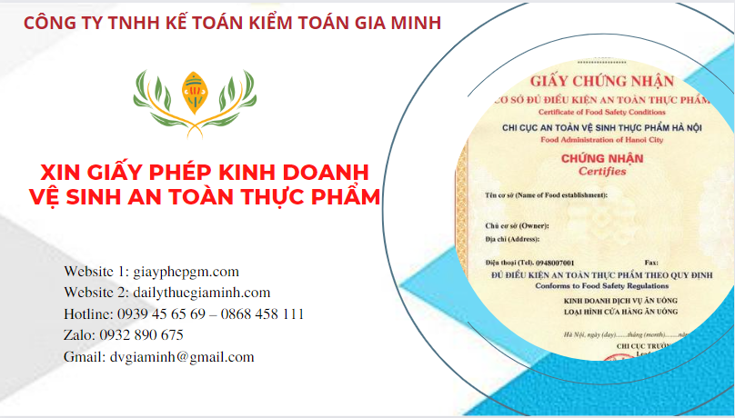 XIN GIẤY PHÉP KINH DOANH VỆ SINH AN TOÀN THỰC PHẨM TẠI HÒA BÌNH 1 Xin giấy phép kinh doanh vệ sinh an toàn thực phẩm như thế nào tại Hòa Bình