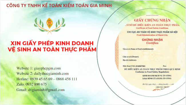 XIN GIẤY PHÉP KINH DOANH VỆ SINH AN TOÀN THỰC PHẨM TẠI SƠN LA 4 Xin giấy phép kinh doanh vệ sinh an toàn thực phẩm như thế nào tại Sơn La