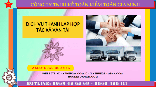 DỊCH VỤ THÀNH LẬP HỢP TÁC XÃ VẬN TẢI TẠI NHA TRANG 6 Dịch vụ thành lập hợp tác xã vận tải tại Nha Trang
