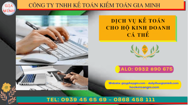 DỊCH VỤ KẾ TOÁN CHO HỘ KINH DOANH CÁ THỂ TẠI BÌNH ĐỊNH 4 Dịch vụ kế toán hộ kinh doanh trọn gói giá rẻ tại Bình Định