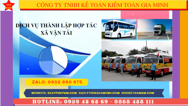 Dịch vụ thành lập hợp tác xã vận tải tại ninh thuận 4 Điều kiện thành lập hợp tác xã vận tải tại Ninh Thuận