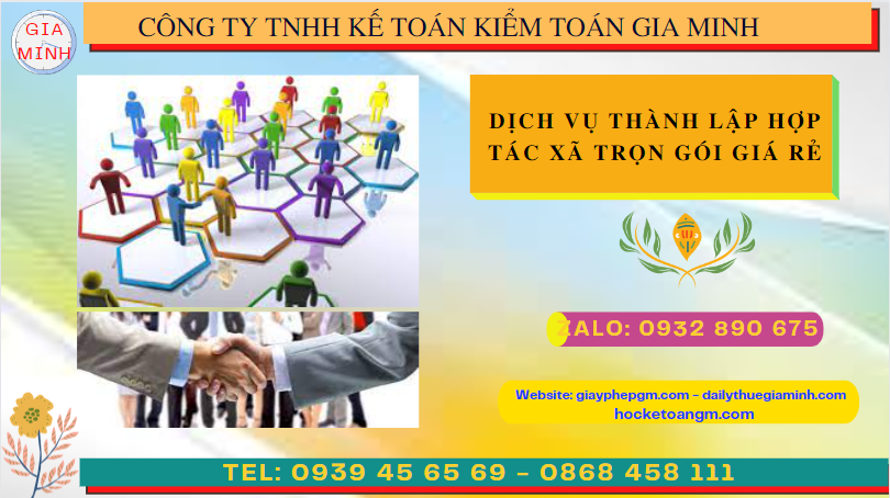 Dịch vụ thành lập hợp tác xã hà tĩnh trọn gói giá rẻ 4 Dịch vụ làm thủ tục thành lập hợp tác xã trọn gói giá rẻ tại Hà Tĩnh