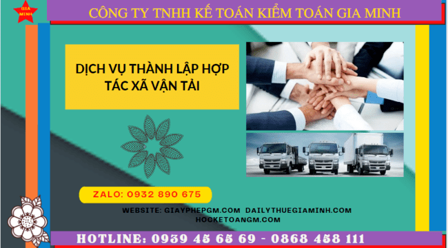 Dịch vụ thành lập hợp tác xã vận tải tại quảng bình 6 Dịch vụ thành lập hợp tác xã vận tải tại Quảng Bình