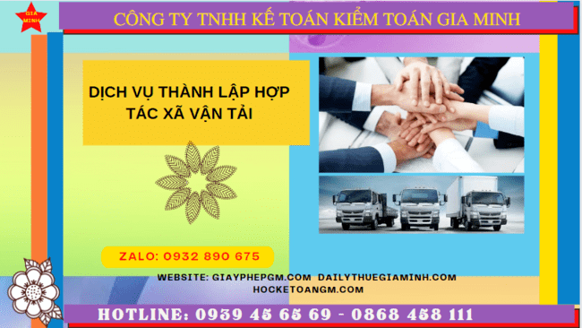 Dịch vụ thành lập hợp tác xã vận tải tại huế 6 Dịch vụ thành lập hợp tác xã vận tải tại Huế