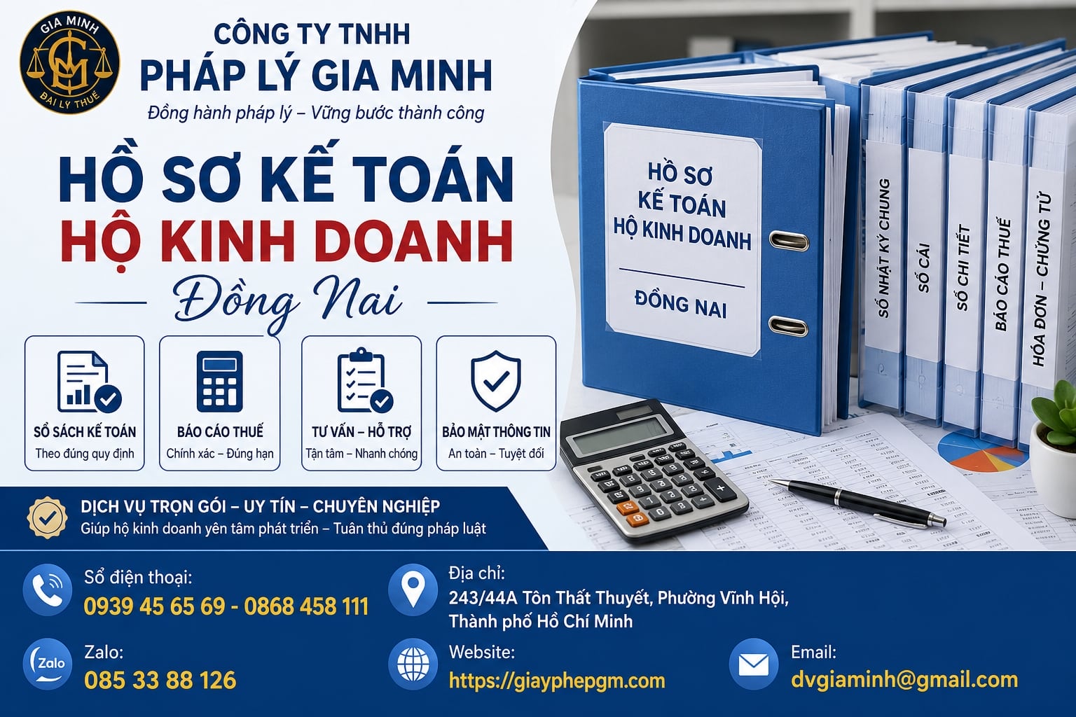 Dịch vụ kế toán cho hộ kinh doanh cá thể tại Đồng Nai – Uy tín, Trọn gói, Chính xác 13 Hồ sơ kế toán hộ kinh doanh Đồng Nai