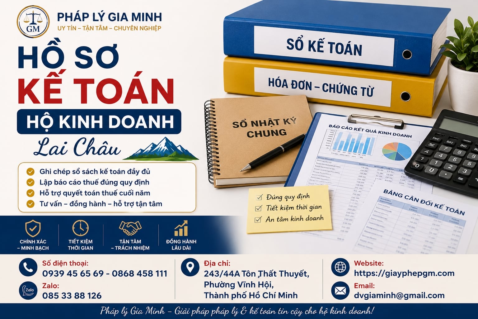 Hồ sơ kế toán hộ kinh doanh Lai Châu