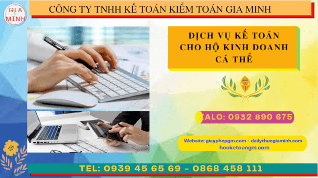 Dịch vụ kế toán hộ kinh doanh trọn gói giá rẻ tại Bắc Giang