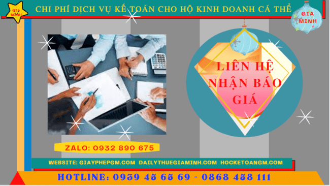 Dịch vụ kế toán cho hộ kinh doanh cá thể tại Sơn La trọn gói, uy tín, giá rẻ 5 Giá dịch vụ kế toán thuế hộ kinh doanh tại Sơn La