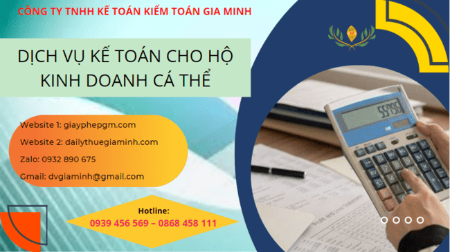 Địa chỉ làm dịch vụ kế toán hộ kinh doanh tại Bắc Giang