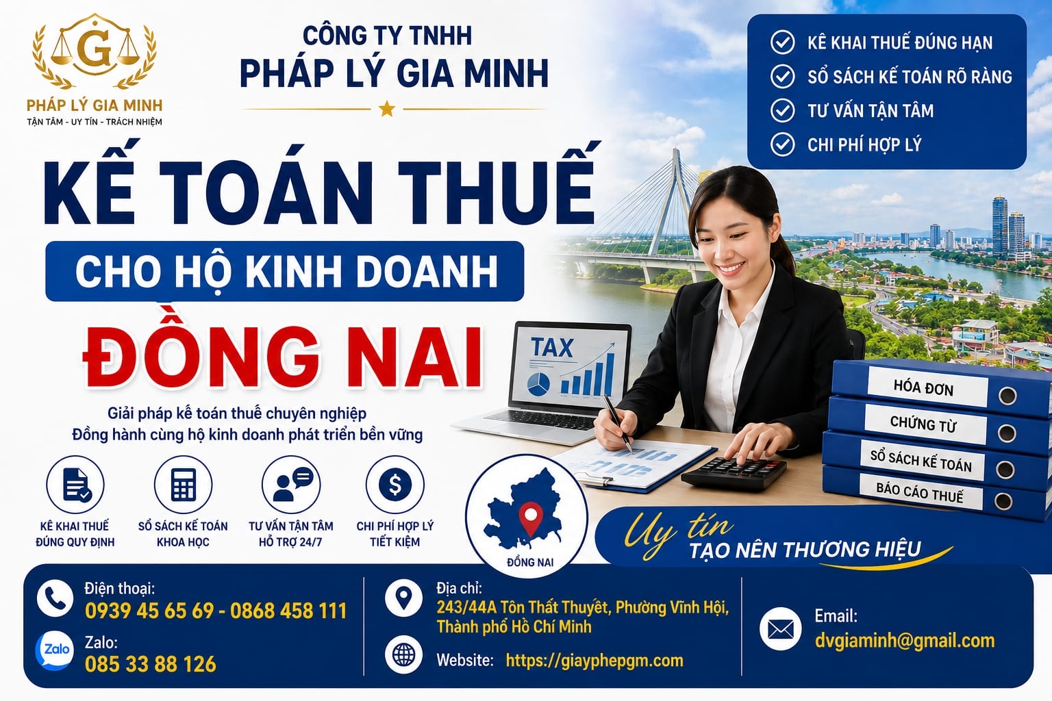 Dịch vụ kế toán cho hộ kinh doanh cá thể tại Đồng Nai – Uy tín, Trọn gói, Chính xác 10 Kế toán thuế cho hộ kinh doanh Đồng Nai
