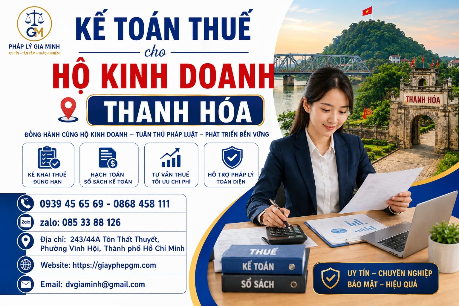 Kế toán thuế cho hộ kinh doanh Thanh Hóa