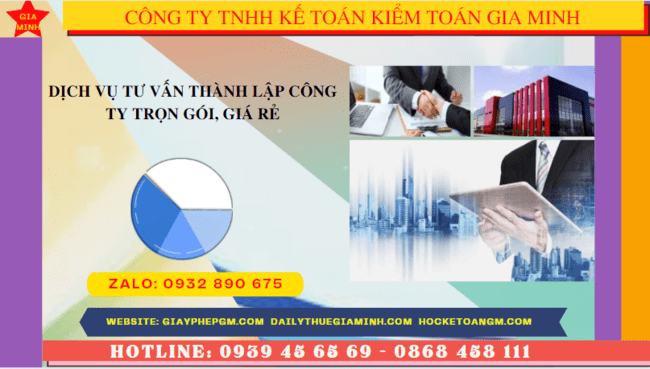 Dịch vụ tư vấn thành lập công ty trọn gói giá rẻ tại tphcm 8 Dịch vụ tư vấn thành lập công ty trọn gói, giá rẻ tại Tphcm