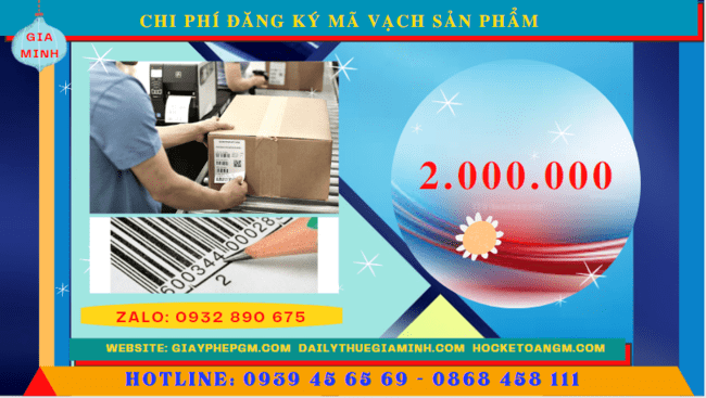 ĐĂNG KÝ MÃ VẠCH SẢN PHẨM TẠI HÀ GIANG 5 Bảng giá đăng ký mã vạch trọn gói tại Hà Giang