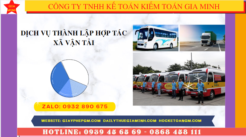 Dịch vụ thành lập hợp tác xã vận tải tại quảng bình 4 Điều kiện thành lập hợp tác xã vận tải tại Quảng Bình