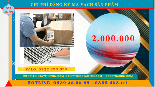 ĐĂNG KÝ MÃ VẠCH SẢN PHẨM TẠI THÁI NGUYÊN 5 Bảng giá đăng ký mã vạch trọn gói tại Thái Nguyên