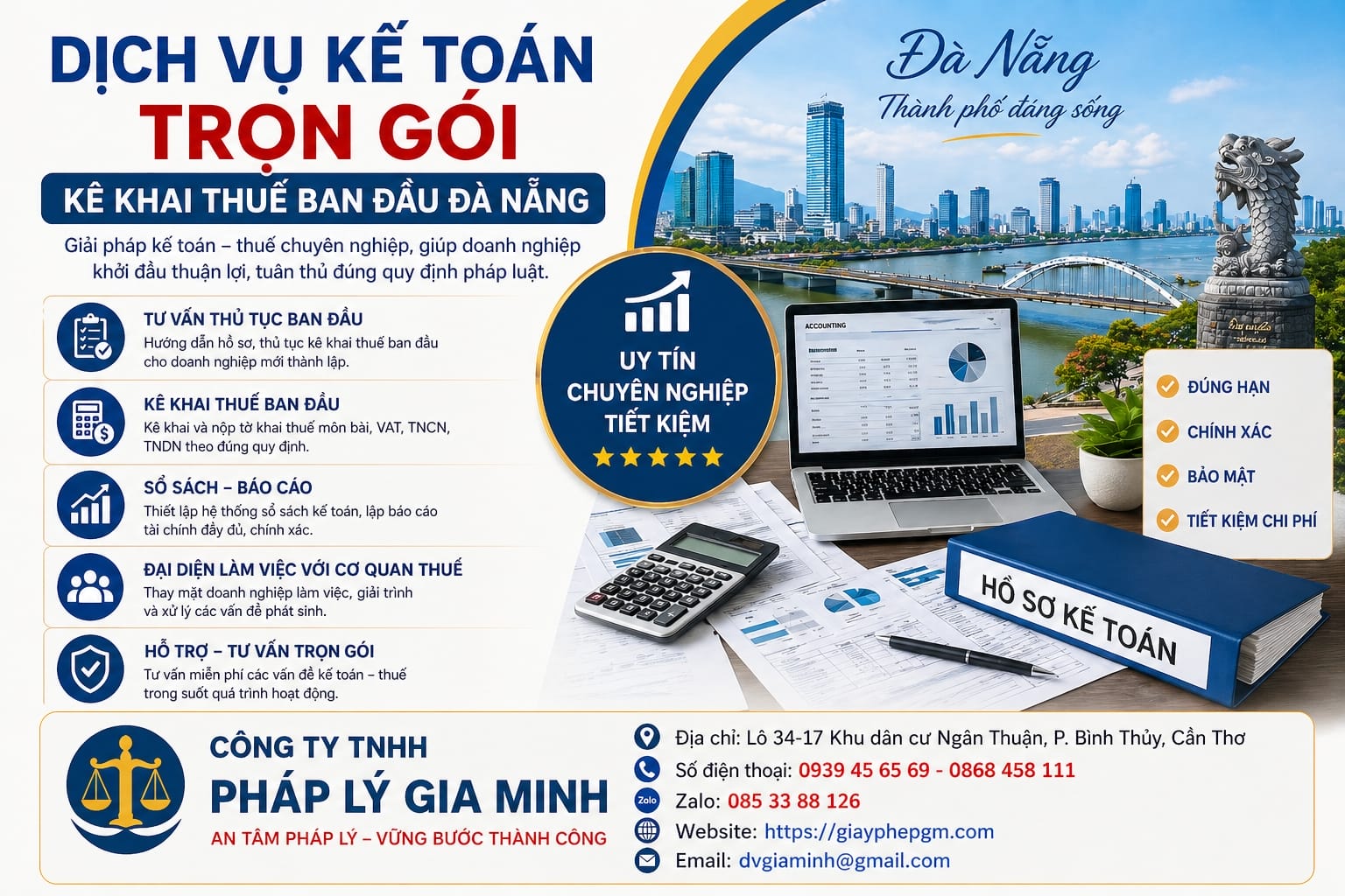 Quy trình kê khai thuế lần đầu tại TP Đà Nẵng