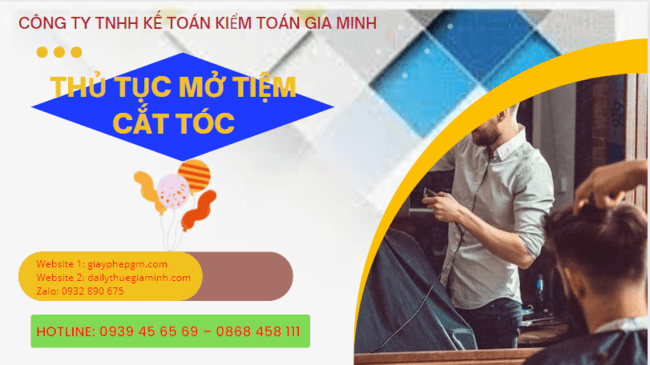 Thủ tục mở tiệm cắt tóc tại ninh bình 14 Hồ sơ thủ tục mở tiệm cắt tóc như thế nào tại Ninh Bình