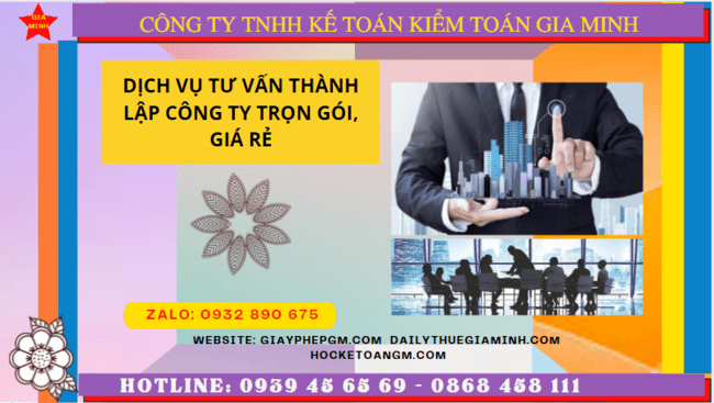Dịch vụ tư vấn thành lập công ty trọn gói, giá rẻ tại hà tĩnh 4 Dịch vụ thành lập công ty trọn gói giá rẻ tại Hà Tĩnh