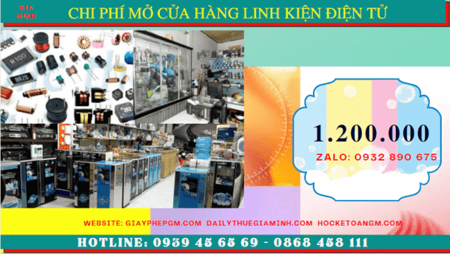 Mở cửa hàng linh kiện điện tử tại Vũng Tàu 5 Thành lập cửa hàng kinh doanh bán linh kiện điện tử bao nhiêu tiền tại Vũng Tàu