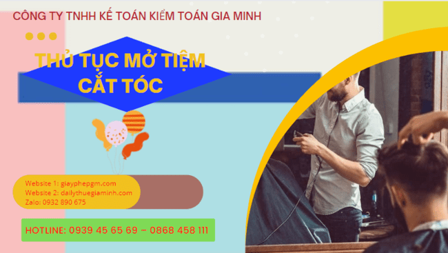 Hồ sơ thủ tục mở tiệm cắt tóc như thế nào tại Vĩnh Phúc