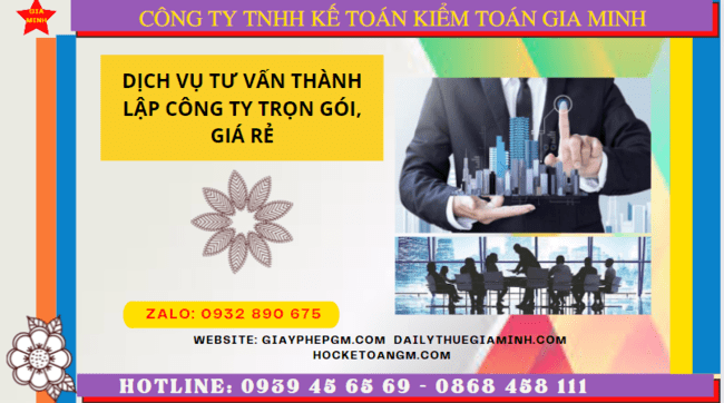 Dịch vụ tư vấn thành lập công ty trọn gói, giá rẻ tại quảng trị 4 Dịch vụ thành lập công ty trọn gói giá rẻ tại Quảng Trị