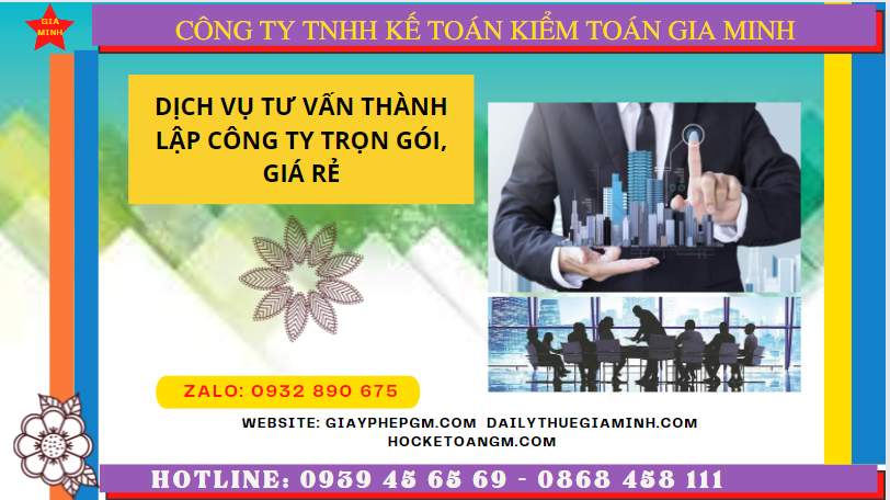 Dịch vụ tư vấn thành lập công ty trọn gói, giá rẻ tại quảng bình 8 Dịch vụ thành lập công ty trọn gói giá rẻ tại Quảng Bình
