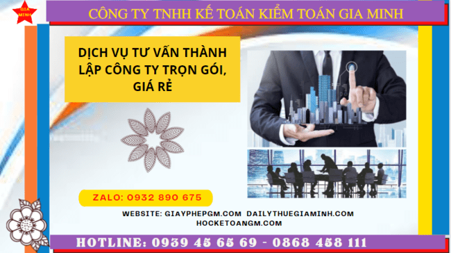 Dịch vụ tư vấn thành lập công ty trọn gói, giá rẻ tại nghệ an 4 Dịch vụ thành lập công ty trọn gói giá rẻ tại Nghệ An