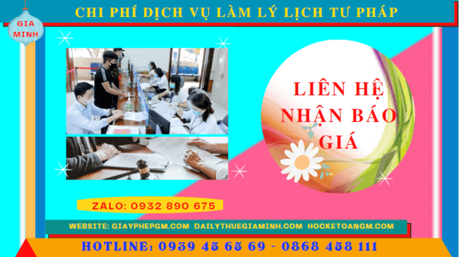 Dịch vụ làm lý lịch tư pháp ở quảng ngãi 5 Chi phí làm phiếu lý lịch tư pháp nhanh ở Quảng Ngãi