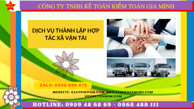 Dịch vụ thành lập hợp tác xã vận tải tại lạng sơn 6 Dịch vụ thành lập hợp tác xã vận tải tại Lạng Sơn