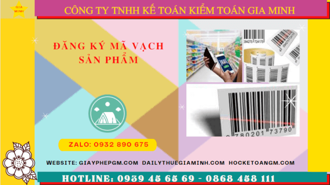 Đăng ký mã vạch sản phẩm tại quận ninh kiều 6 Dịch vụ đăng ký mã vạch sản phẩm uy tín trọn gói tại TP Cần Thơ