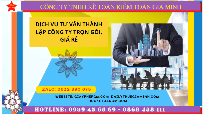 Dịch vụ tư vấn thành lập công ty trọn gói, giá rẻ tại ninh thuận 4 Dịch vụ thành lập công ty trọn gói giá rẻ tại Ninh Thuận