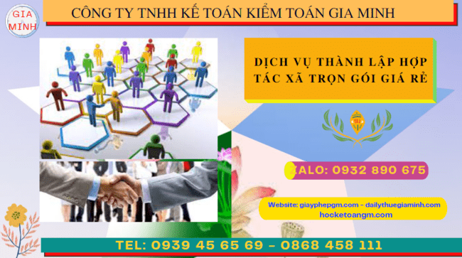 Dịch vụ thành lập hợp tác xã quận bình thạnh trọn gói giá rẻ 4 Dịch vụ làm thủ tục thành lập hợp tác xã trọn gói giá rẻ tại Quận Bình Thạnh- TPHCM