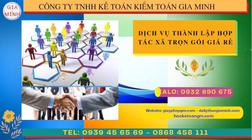 Dịch vụ thành lập hợp tác xã hà nam trọn gói giá rẻ 4 Dịch vụ làm thủ tục thành lập hợp tác xã trọn gói giá rẻ tại Hà Nam